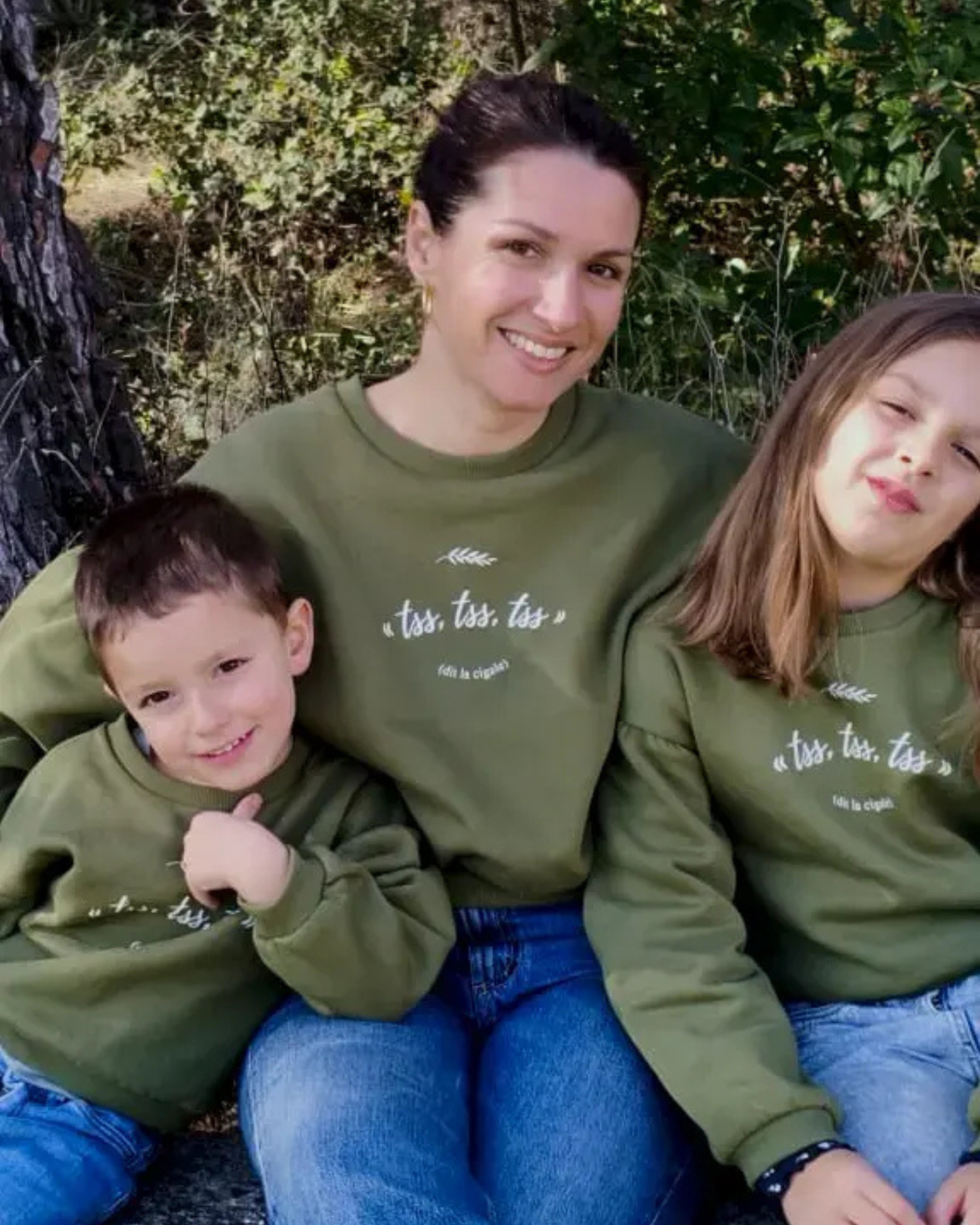 Sweat femme vert olive MAGNOLIA