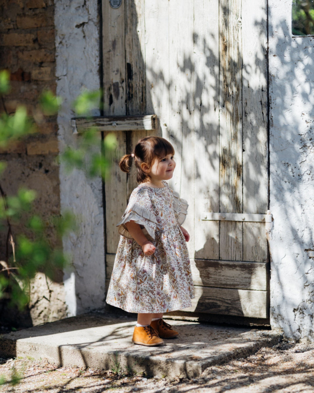 Robe enfant fleurie coton bio GARDENIA