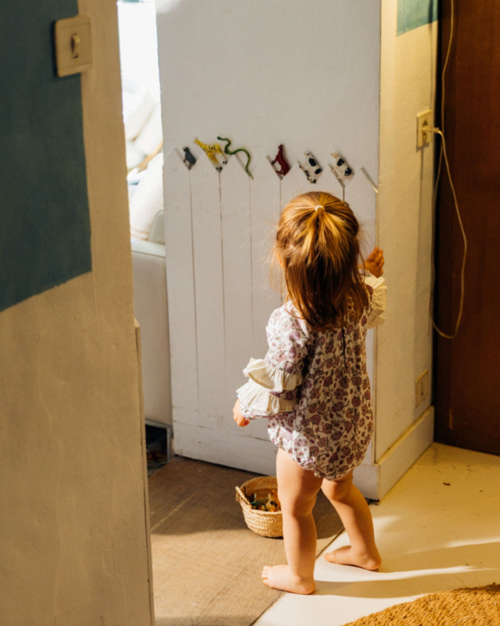Barboteuse fleuri à volant TULIPE