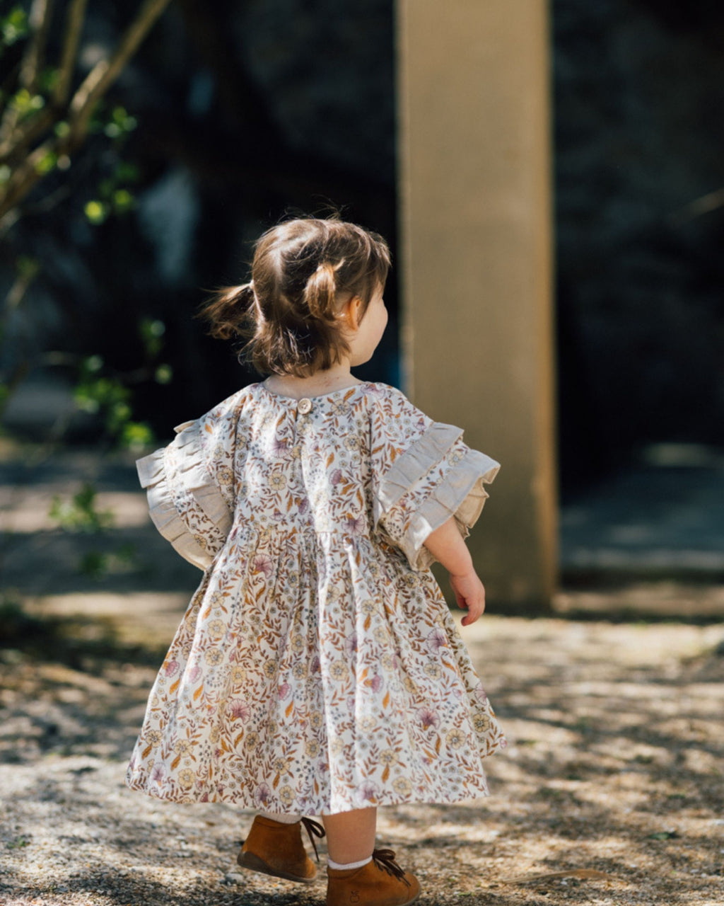 Robe enfant fleurie coton bio GARDENIA