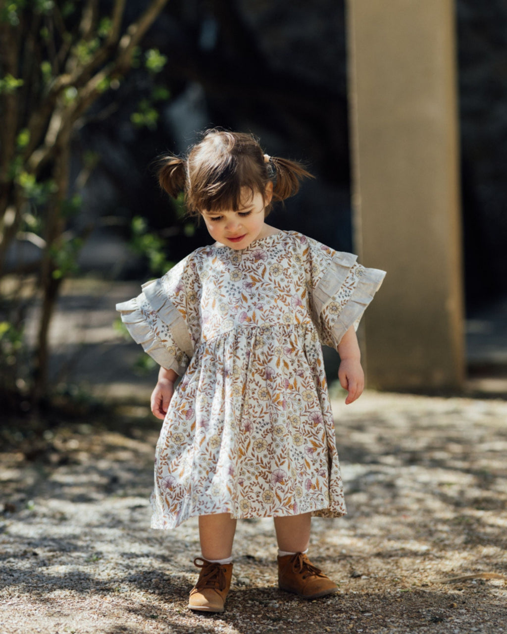 Robe enfant fleurie coton bio GARDENIA