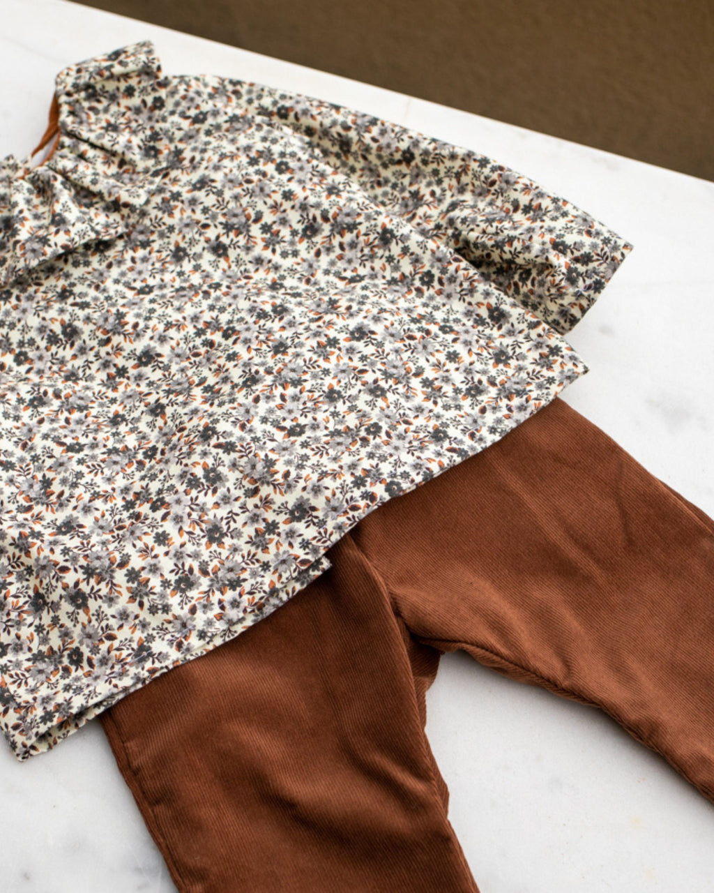 Pantalon enfant velours ARBOUSIER