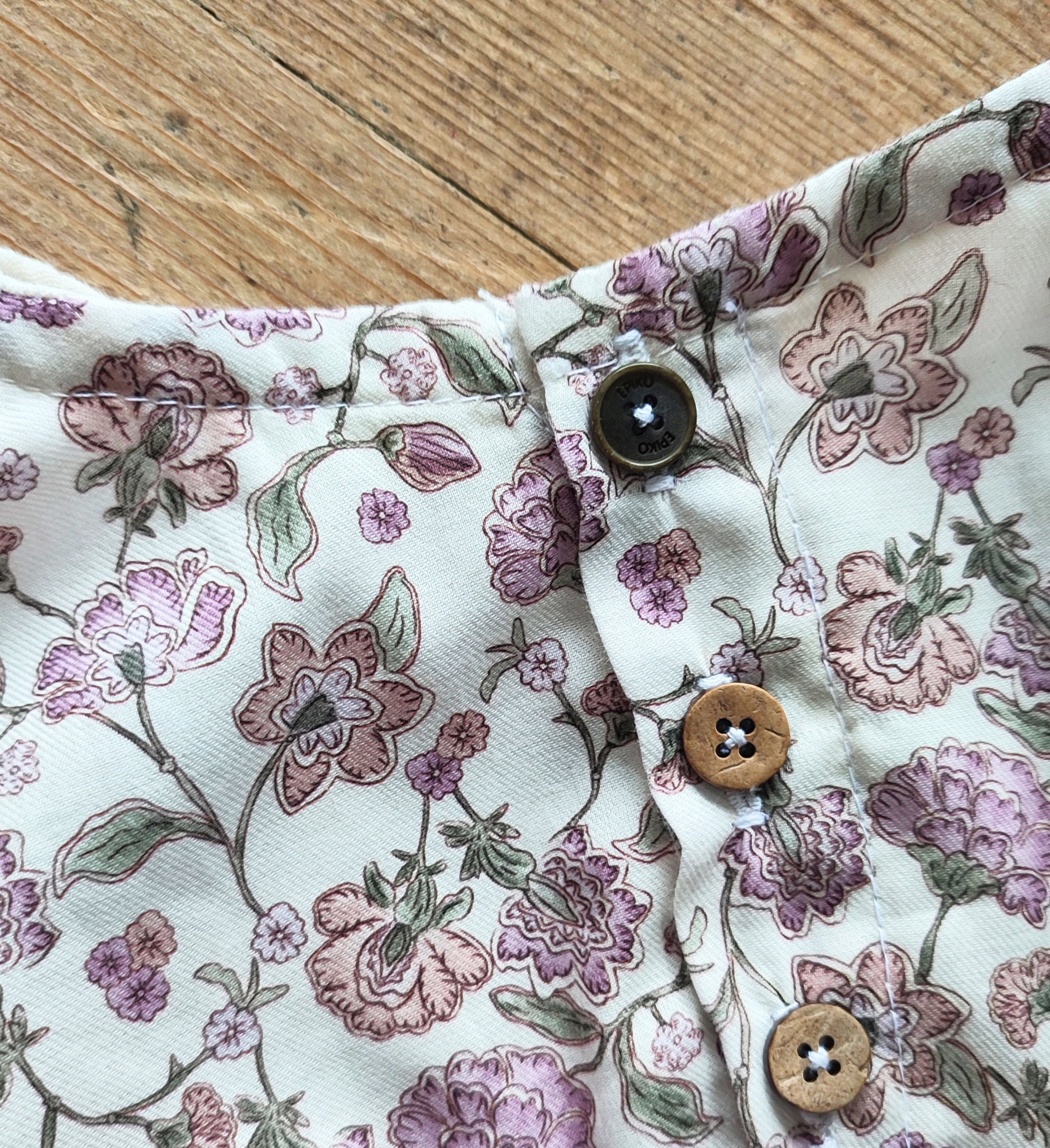 Barboteuse fleuri à volant TULIPE