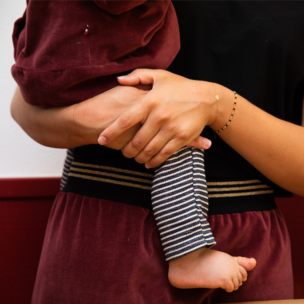 Sweat enfant velours bordeaux JUDY