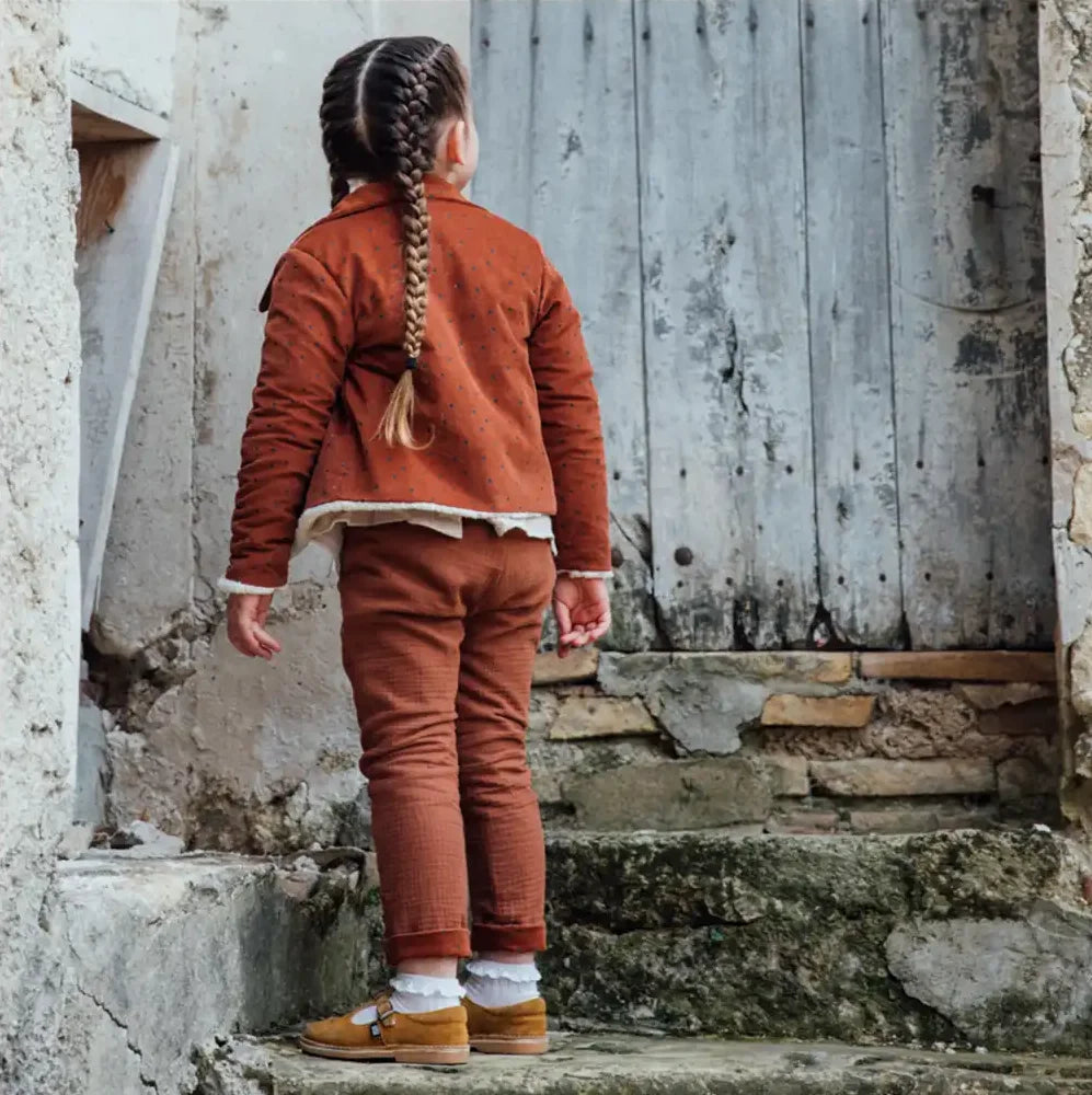 Pantalon enfant velours réversible ARBOUSIER