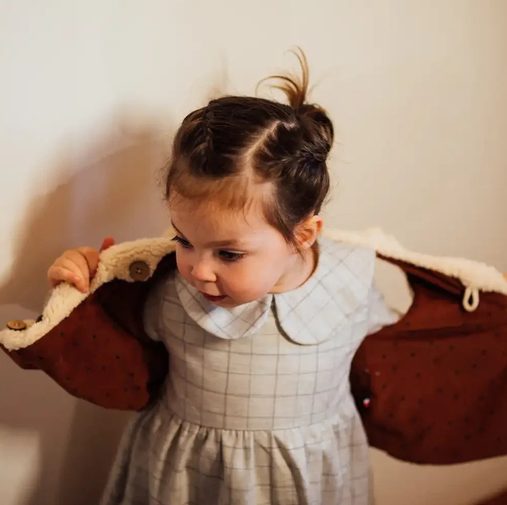 Gilet berger enfant reversible CHÊNE