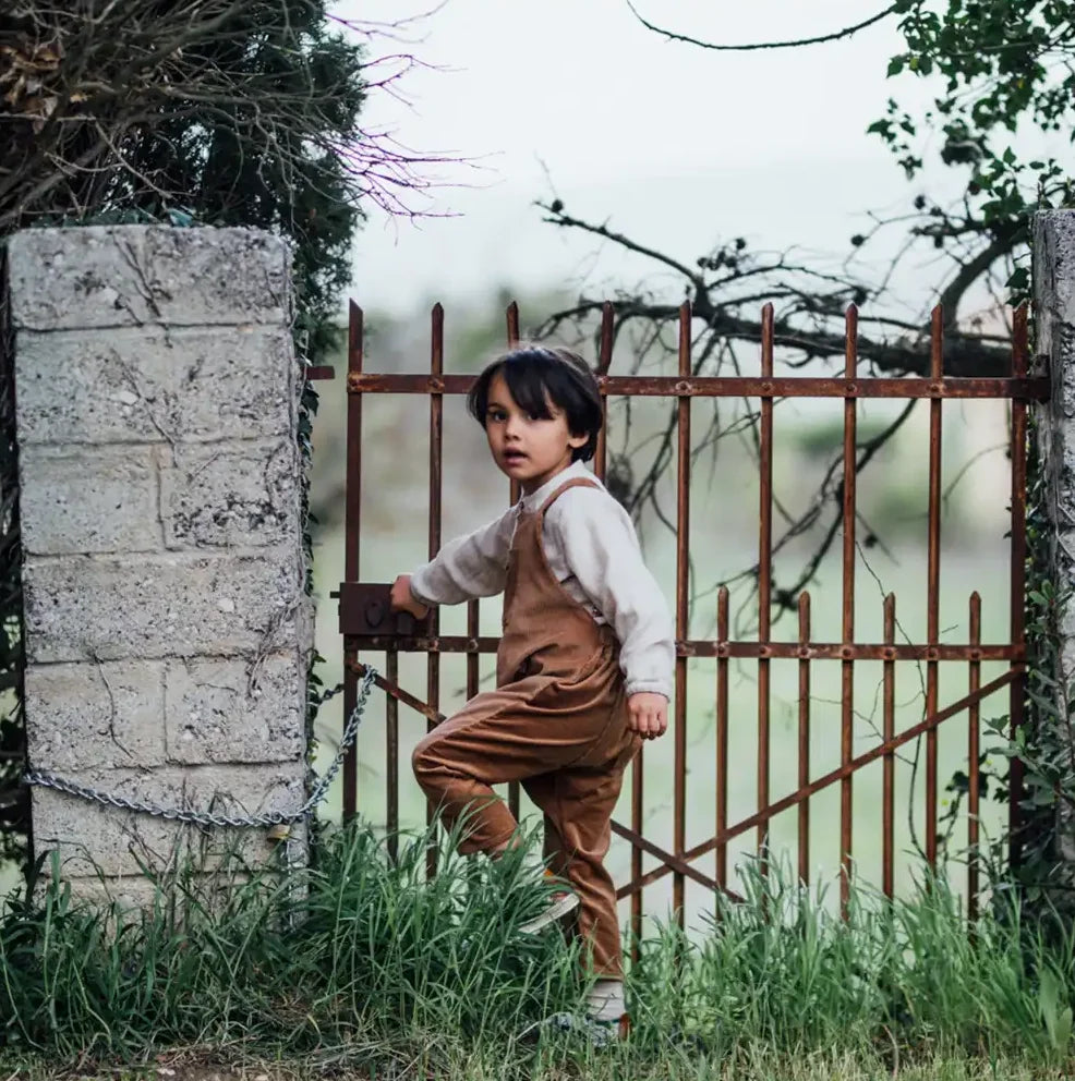 Salopette enfant velours OLIVIER