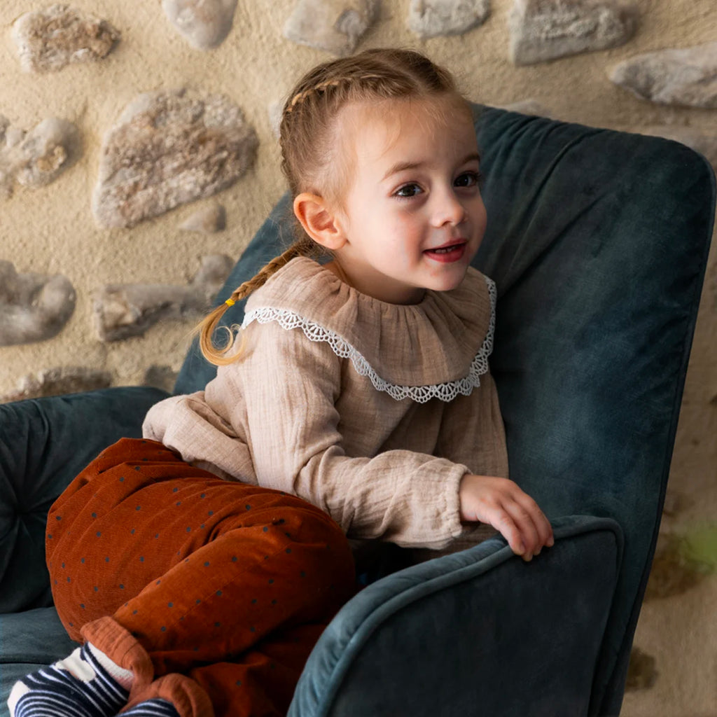 Pantalon enfant velours réversible ARBOUSIER