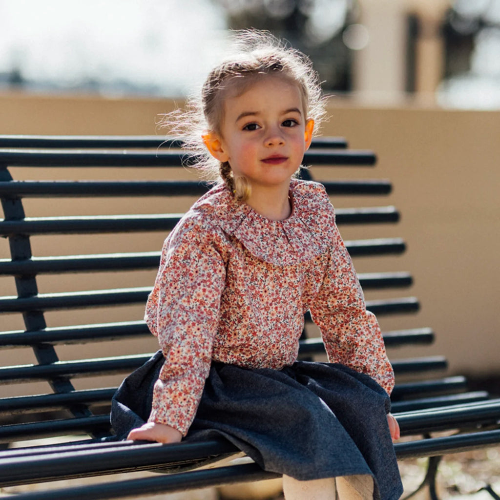 Blouse à fleurs enfant LAURIER
