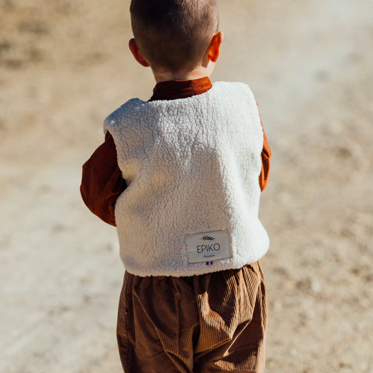 Gilet berger enfant reversible CHÊNE