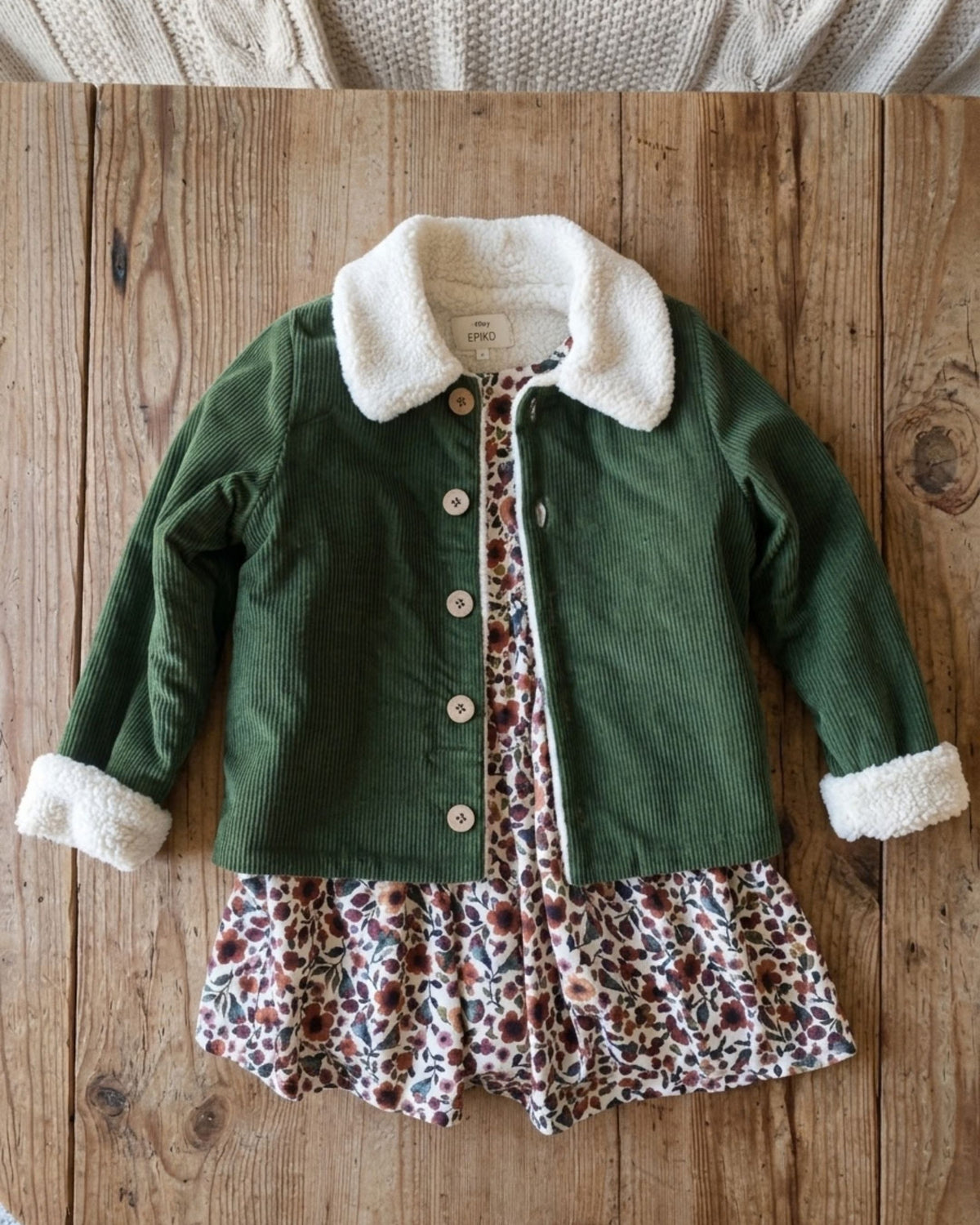 Robe fille en viscose EcoVero fleuri GARDENIA
