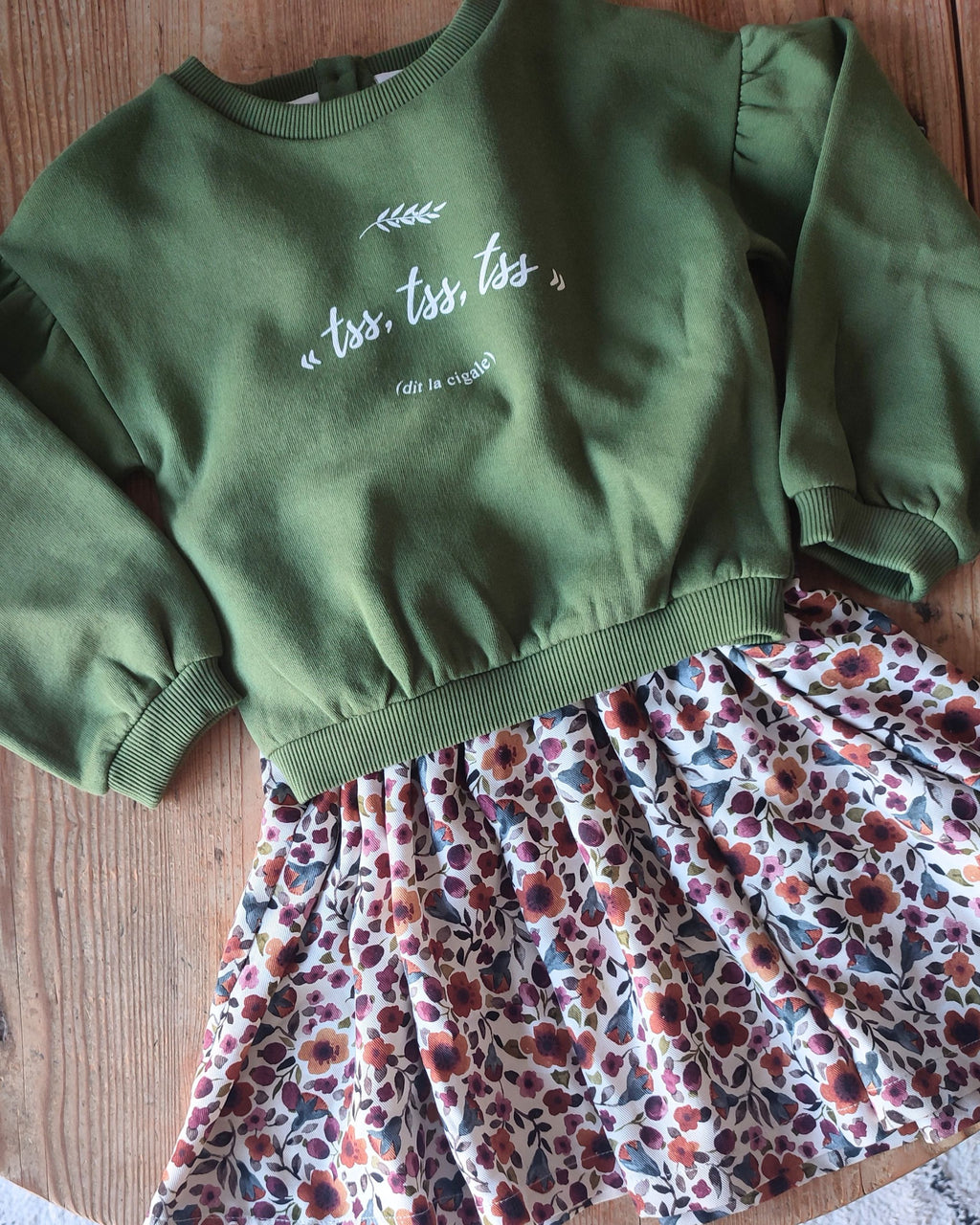 Robe fille en viscose EcoVero fleuri GARDENIA