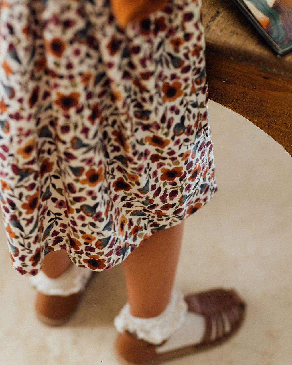 Robe fille en viscose EcoVero fleuri GARDENIA