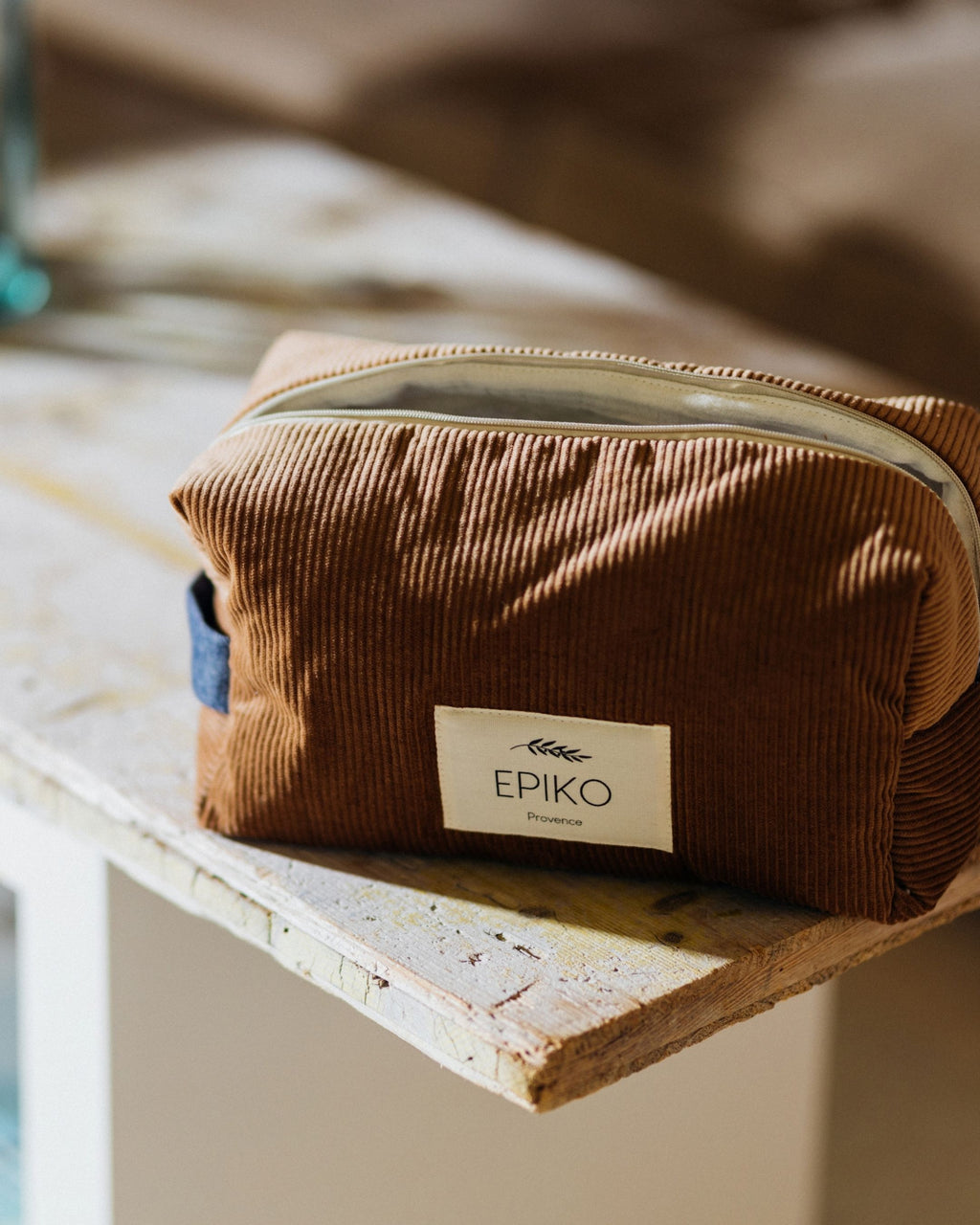 Trousse de toilette bébé velours FEVE