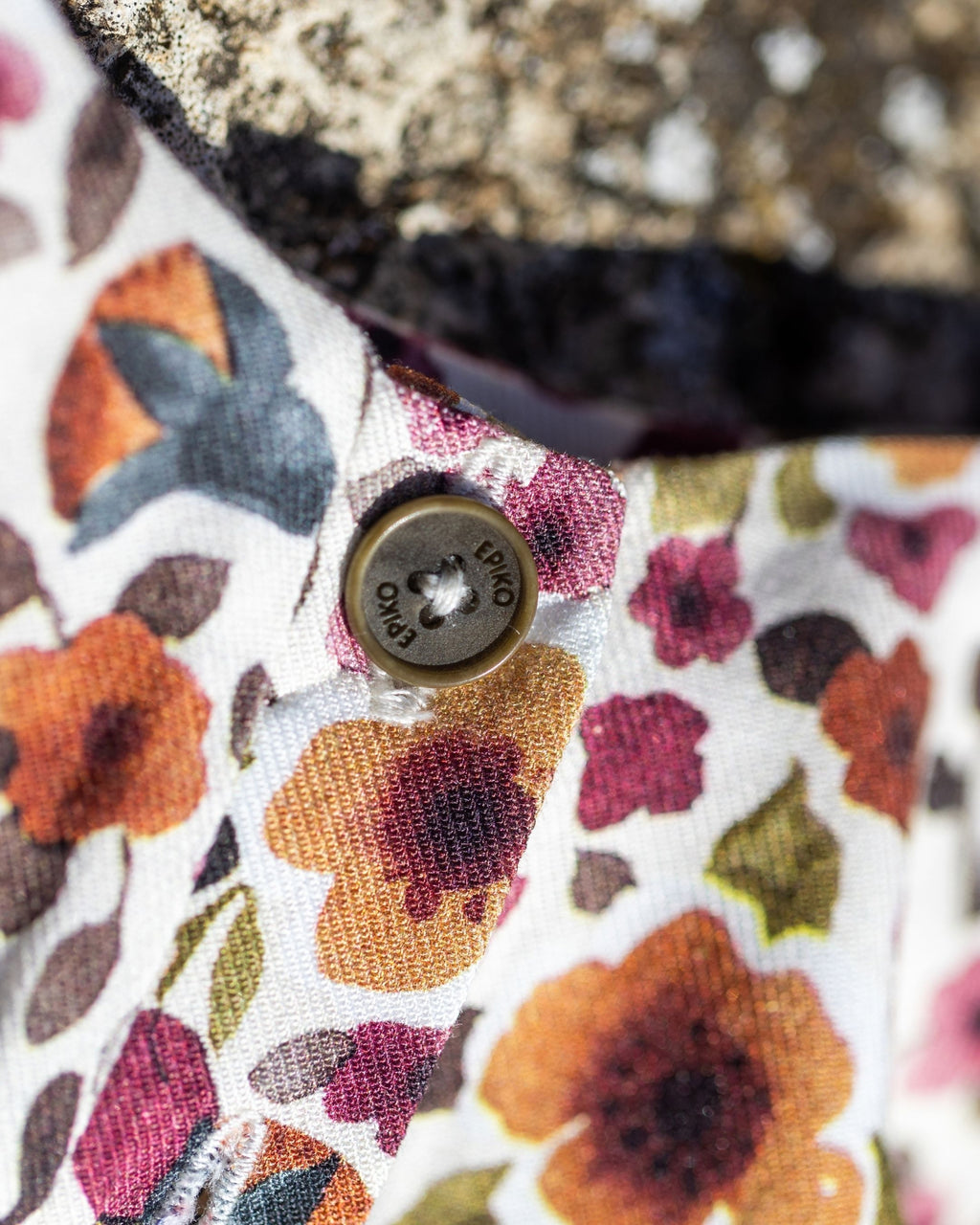 Barboteuse fille en viscose EcoVero fleuri JONC