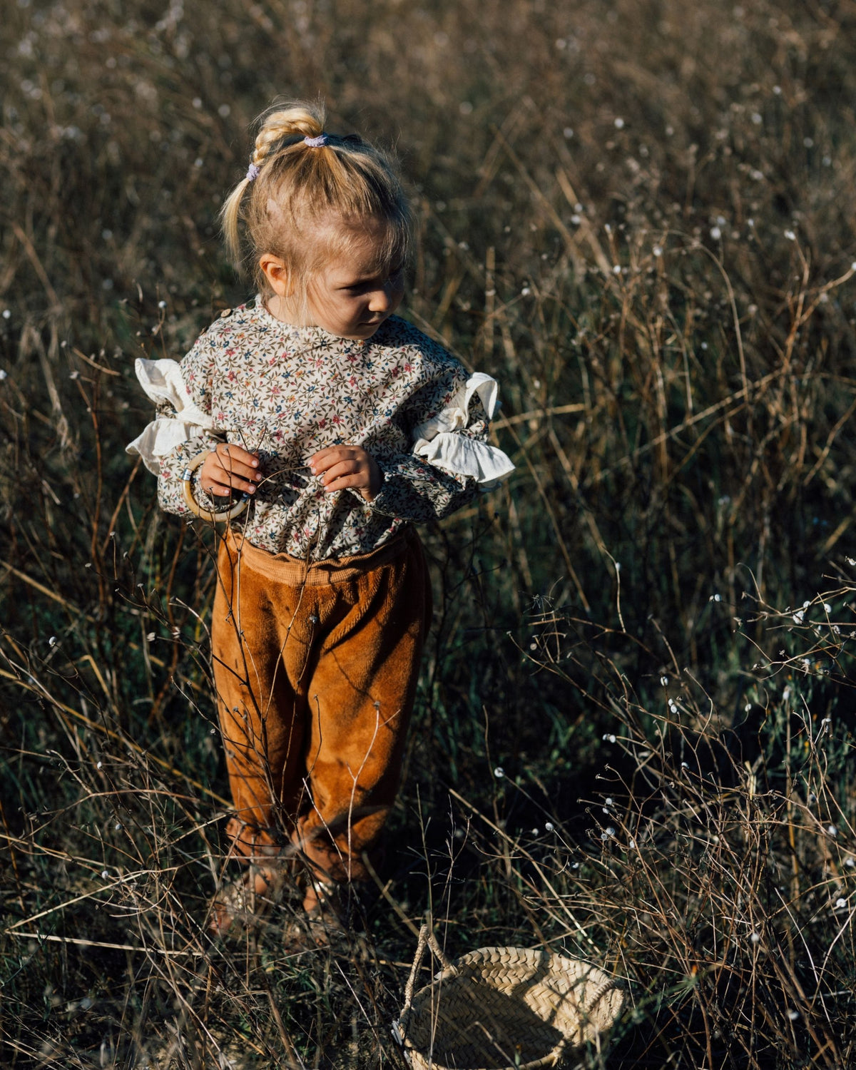 Pantalon bébé éponge camel AMANDIER