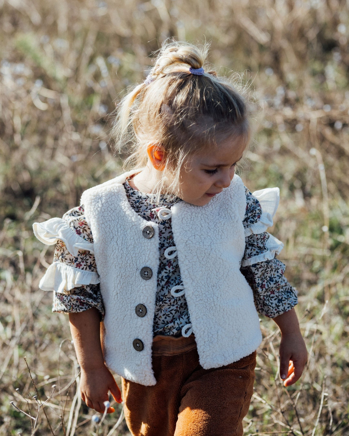 Gilet berger enfant reversible CHÊNE