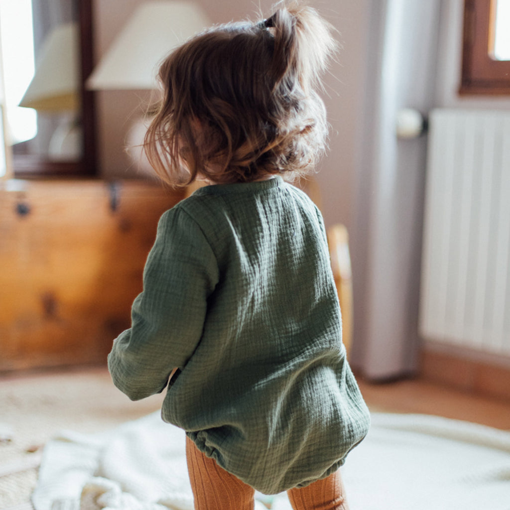 Barboteuse bébé double gaze THYM