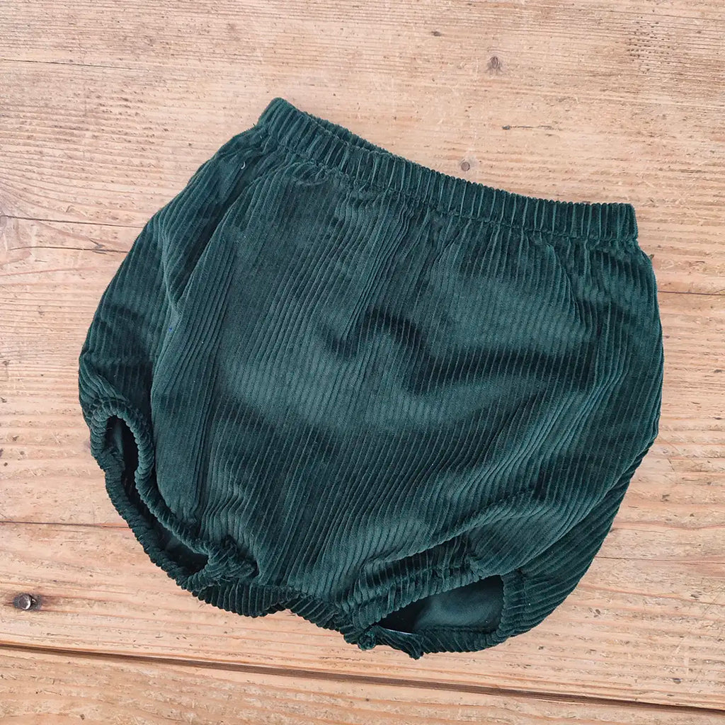 bloomer velours côtelé vert sapin