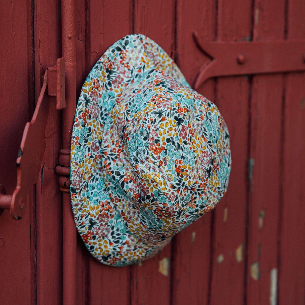 Bob bébé fleuri pour fille. Coton bio GOTS. Made in france