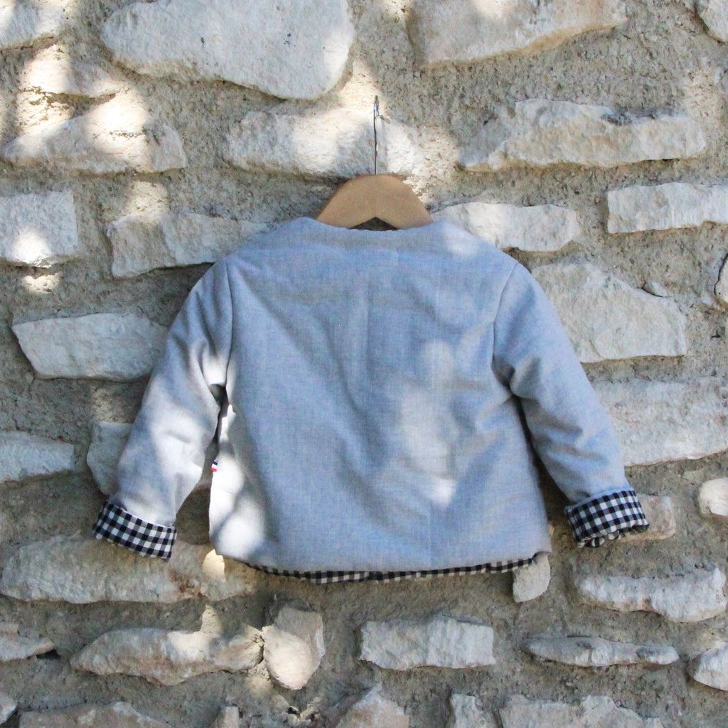 Veste bébé molletonnée SARIETTE