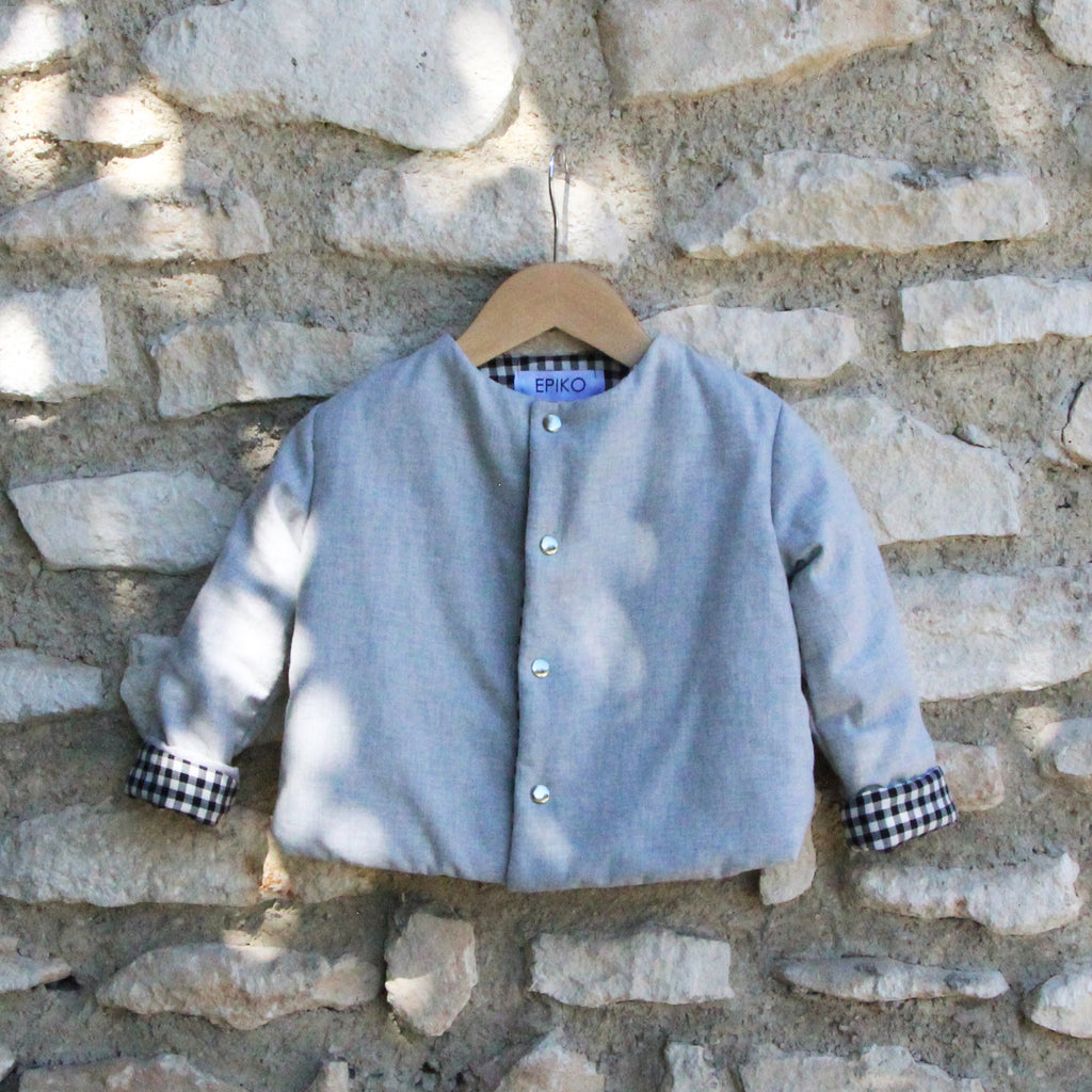Veste bébé molletonnée SARIETTE