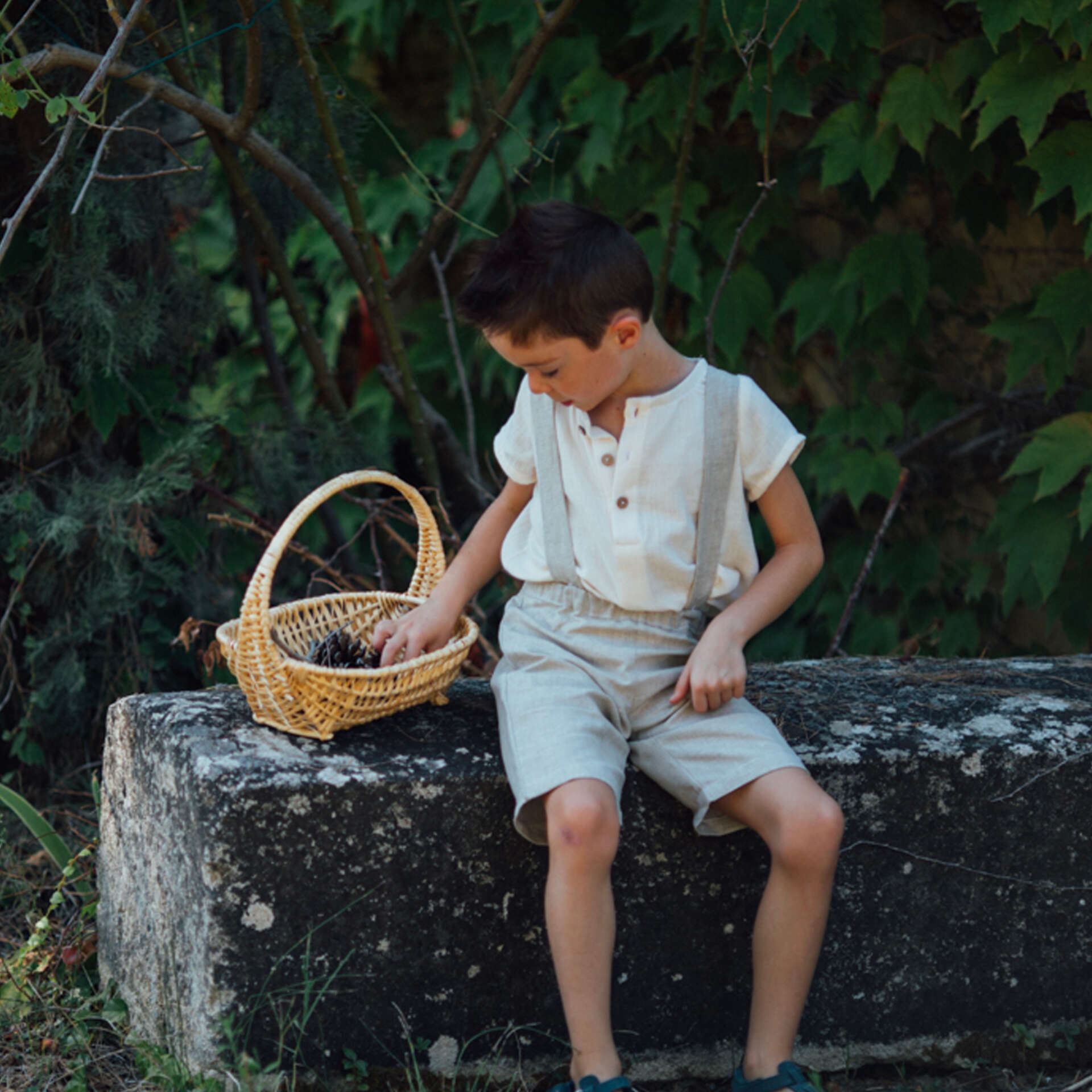 Bermuda cérémonie garçon CITRONNIER