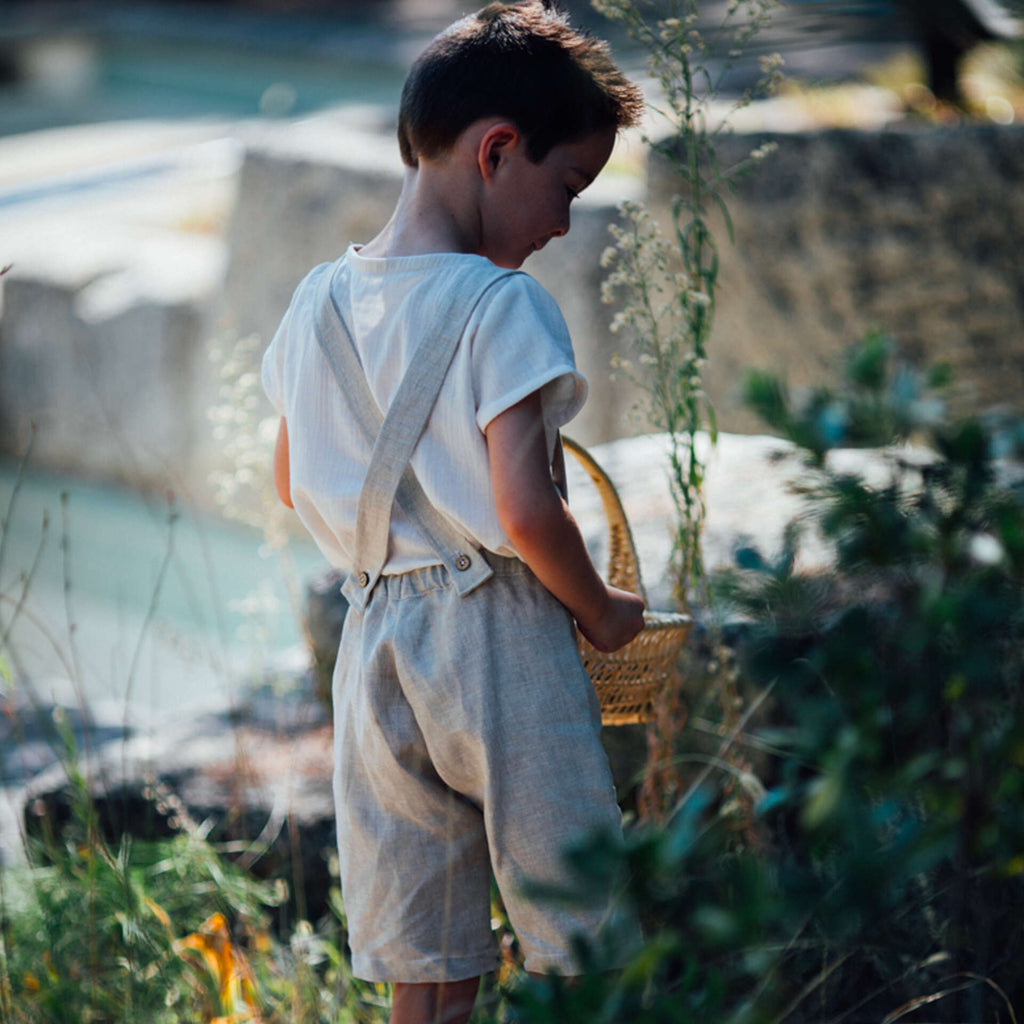 Bermuda cérémonie garçon CITRONNIER