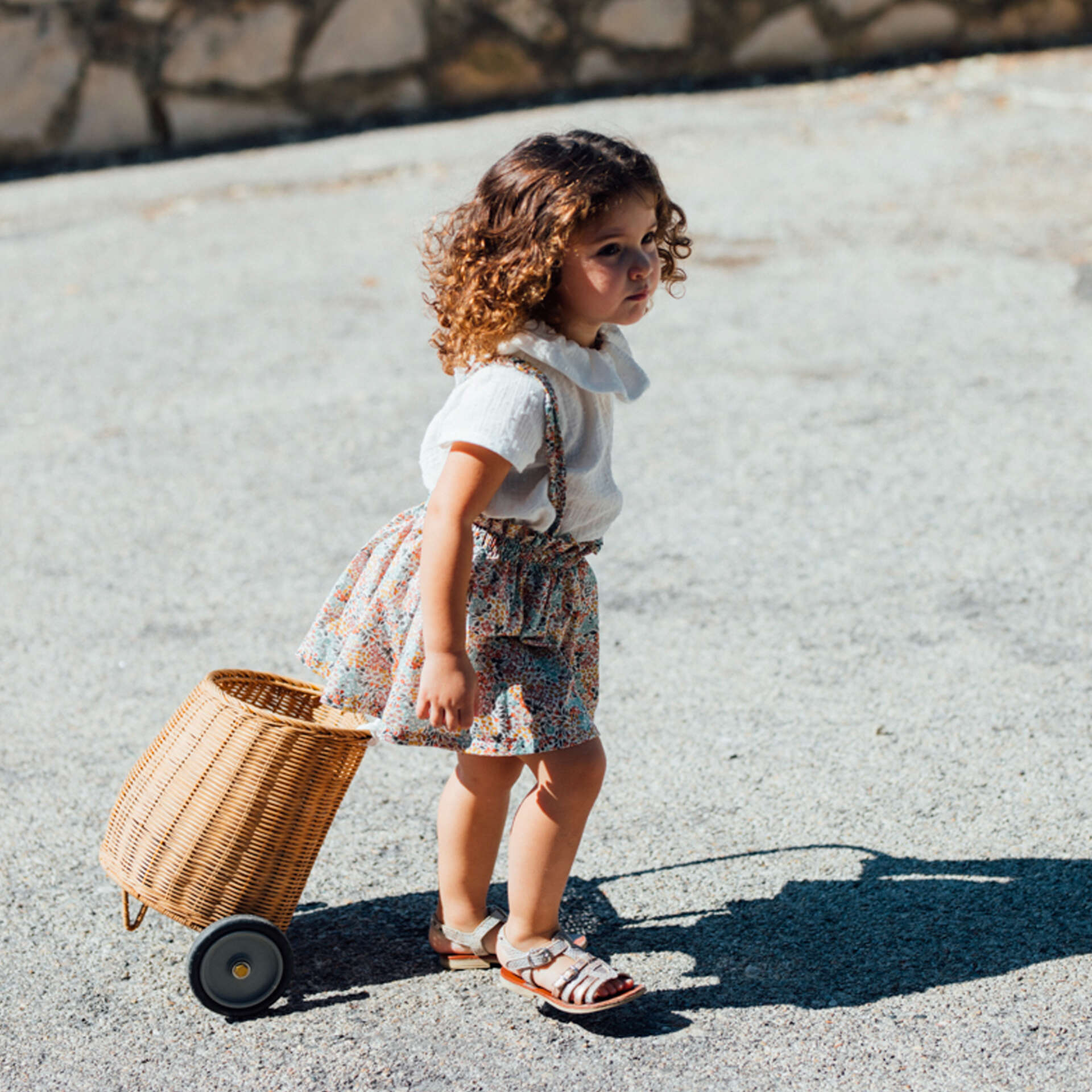 Jupe fleuri fille VALERIANE