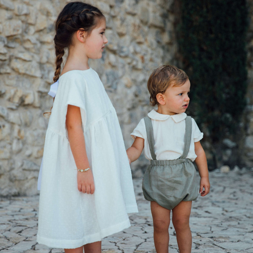 top double gaze bébé, coton bio gots