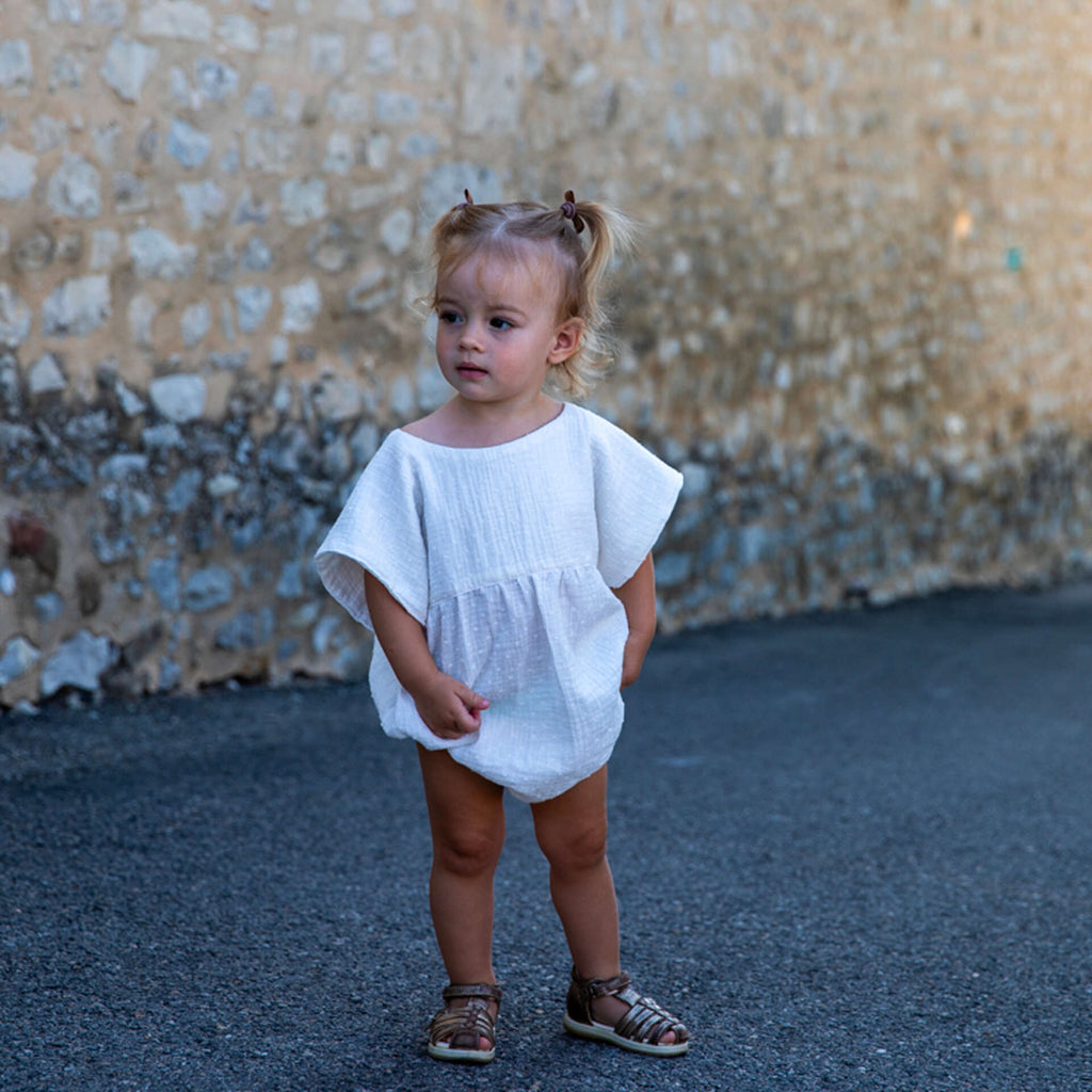 Barboteuse bébé cérémonie JUJUBE