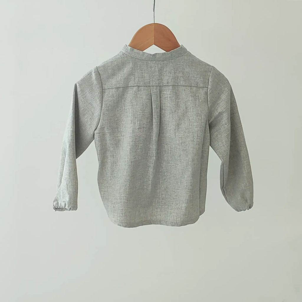 Chemise garçon coton bio flanelle CEDRAT