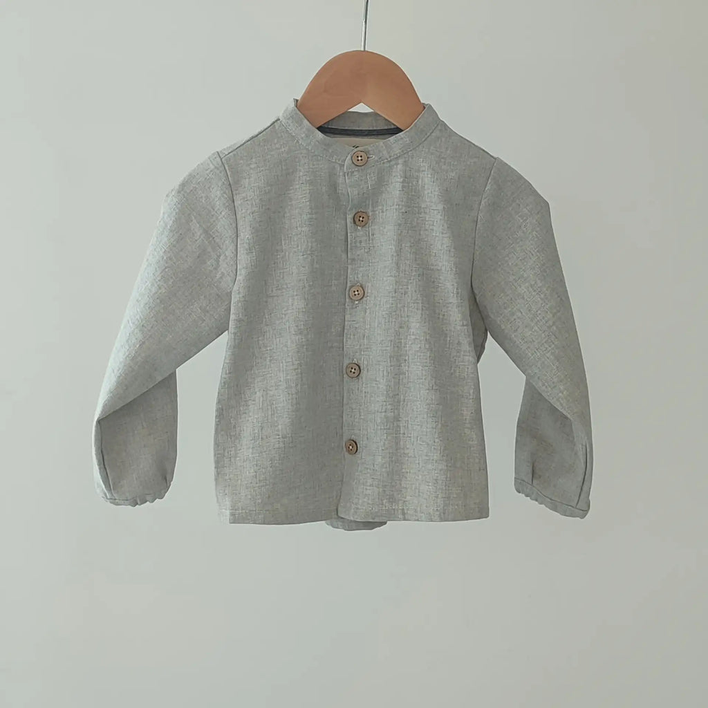 Chemise garçon coton bio flanelle CEDRAT