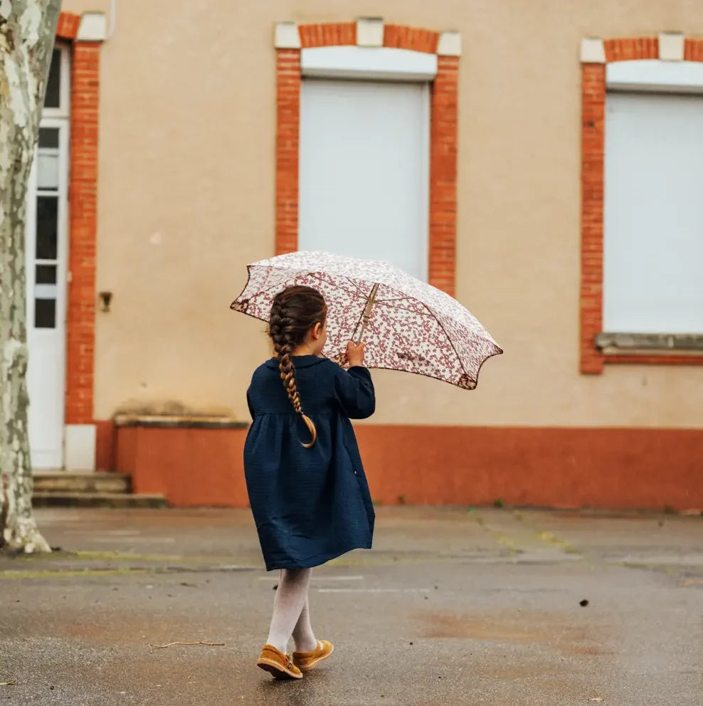 Robe fille hiver bleu marine GAZANIA