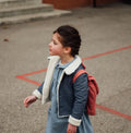 Veste enfant jeans doublé sherpa SAUGE