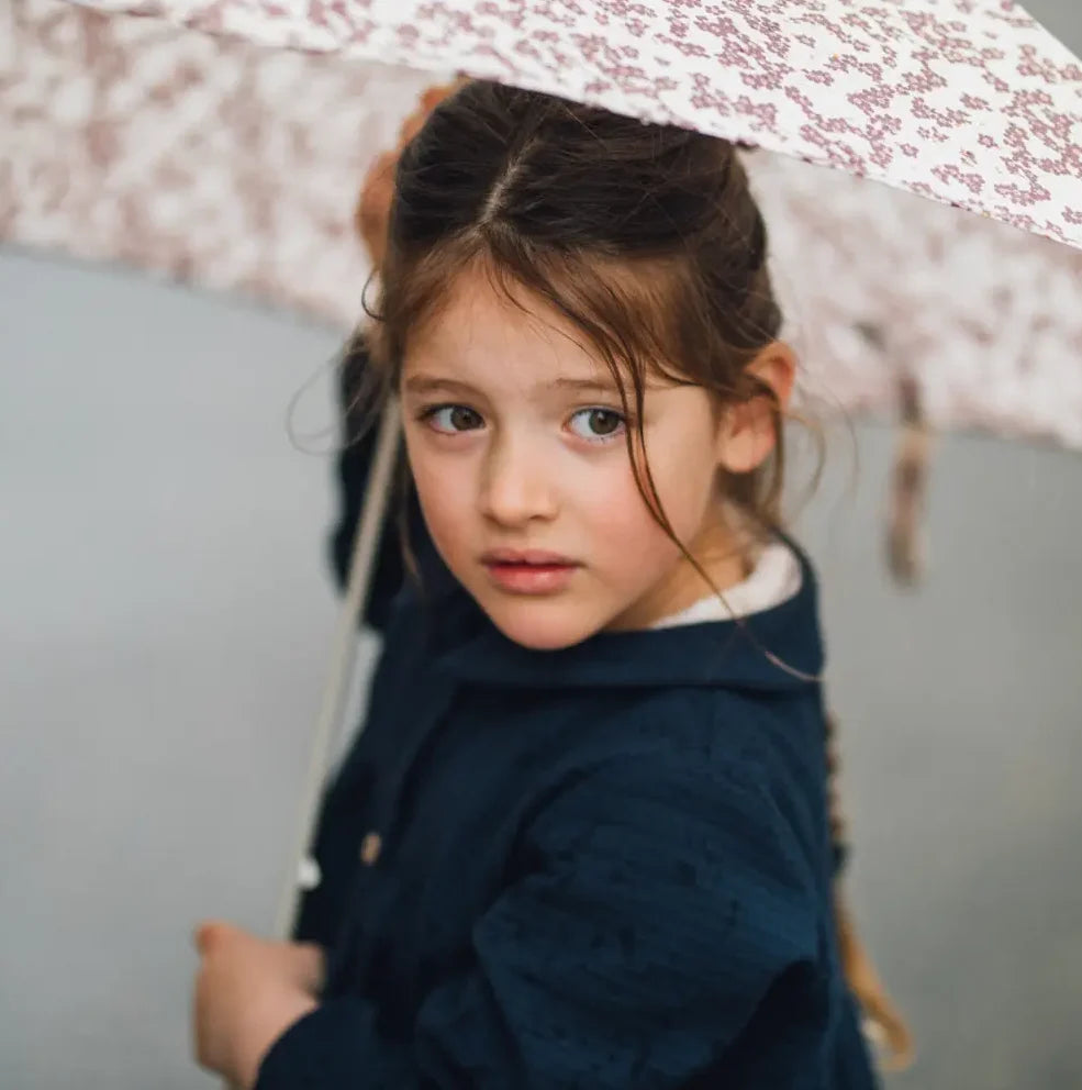 Robe fille hiver bleu marine GAZANIA