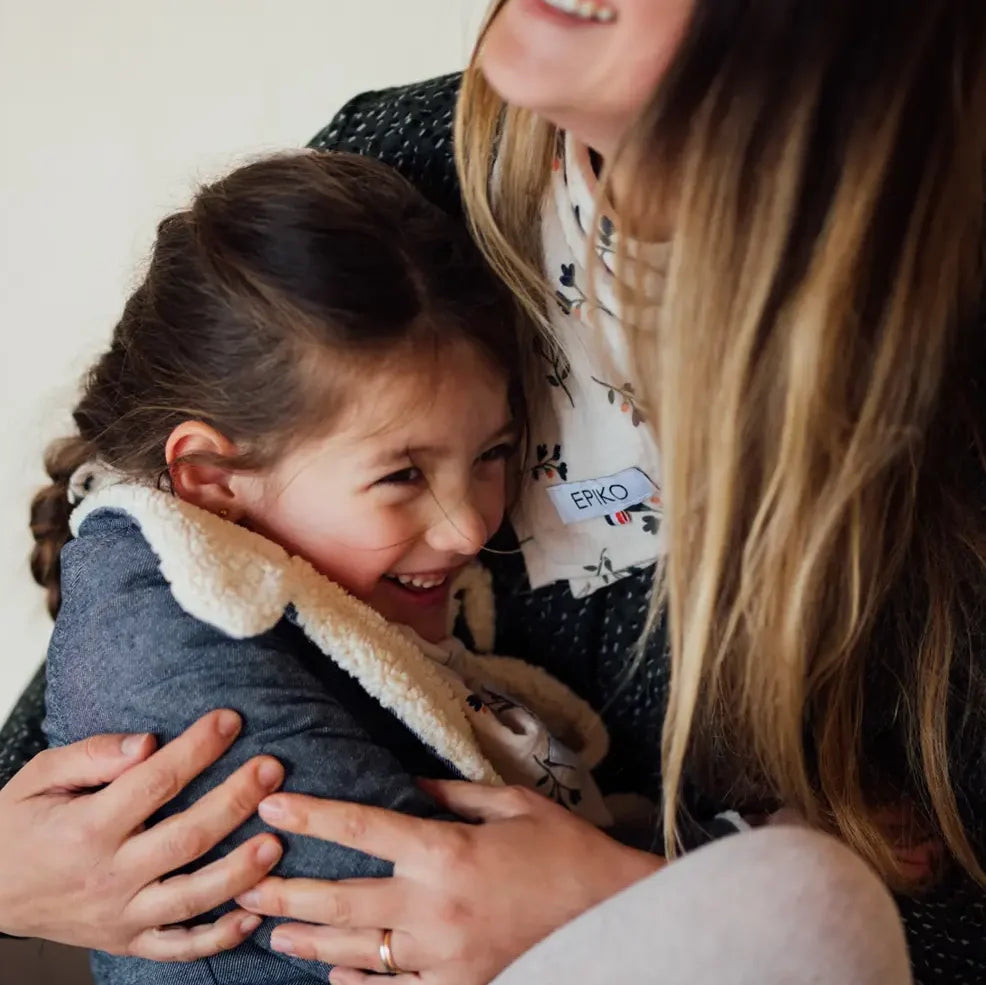 Foulard enfant fleuri ROSEAU