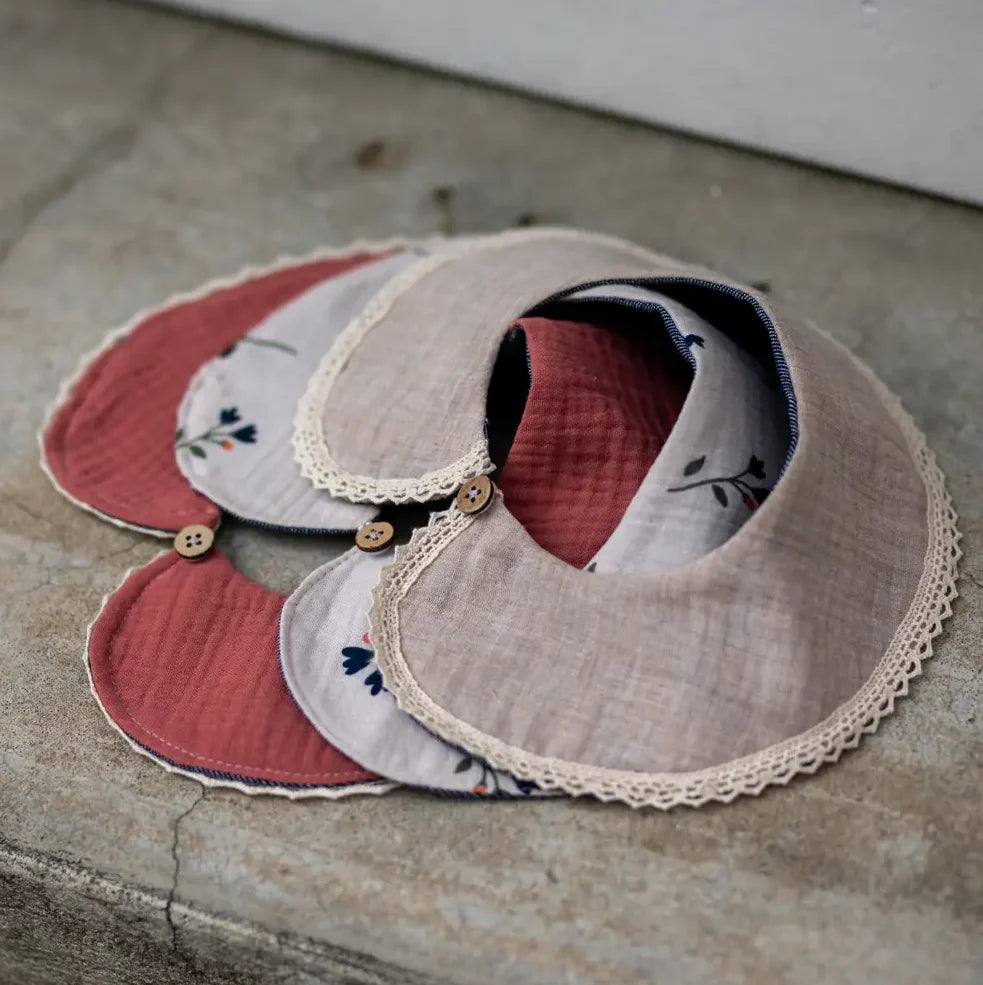 Col enfant fleuri amovible DAHLIA