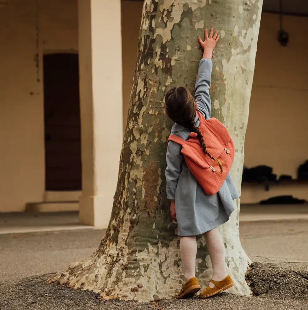 Cartable fille rose marsala GERANIUM