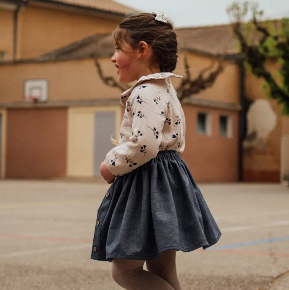 Blouse bébé fleurie LAURIER