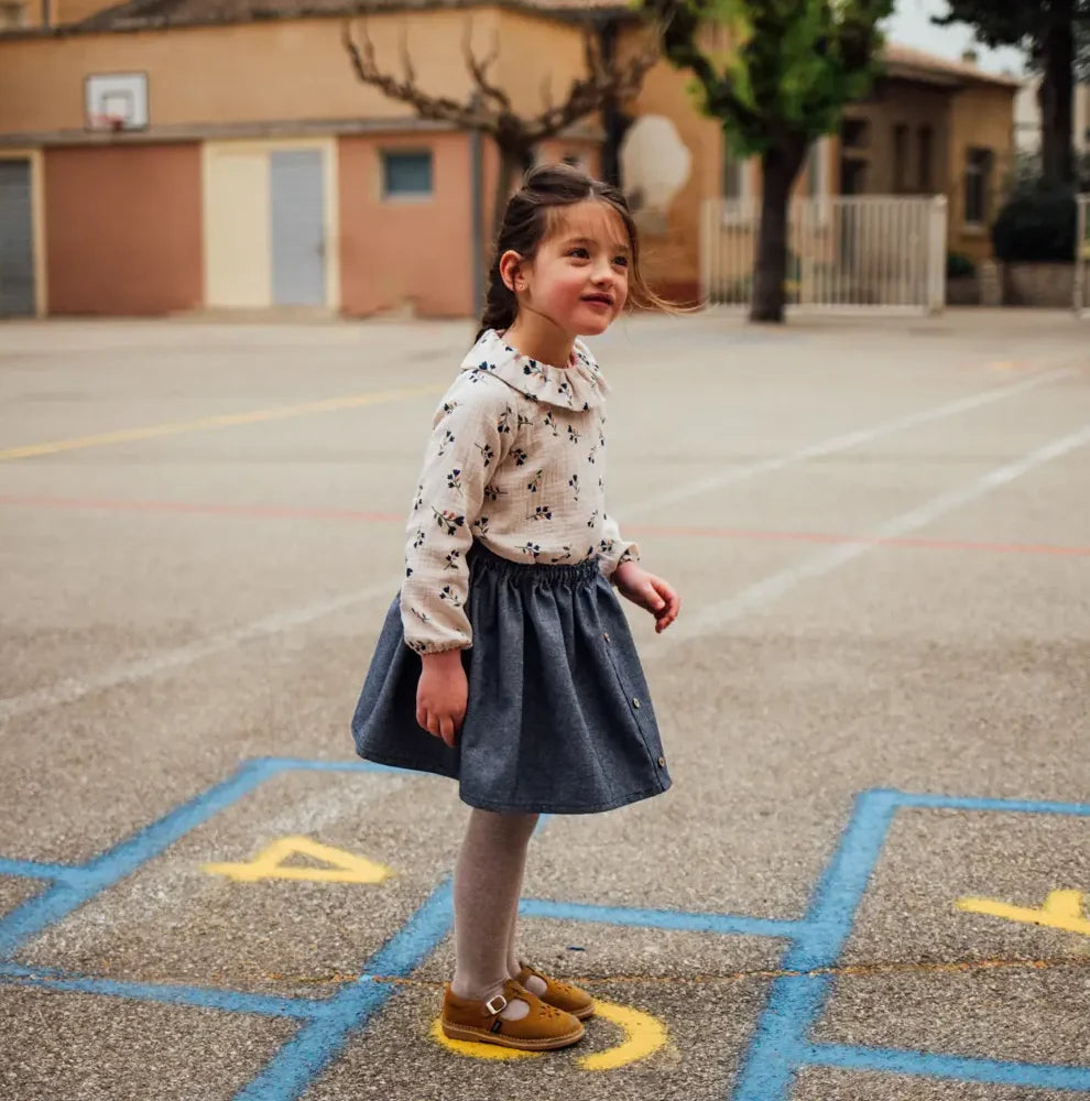 Blouse bébé fleurie LAURIER