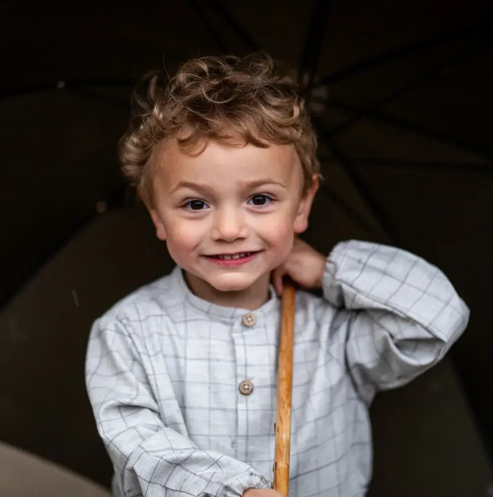 La chemise garçon col officier CEDRAT
