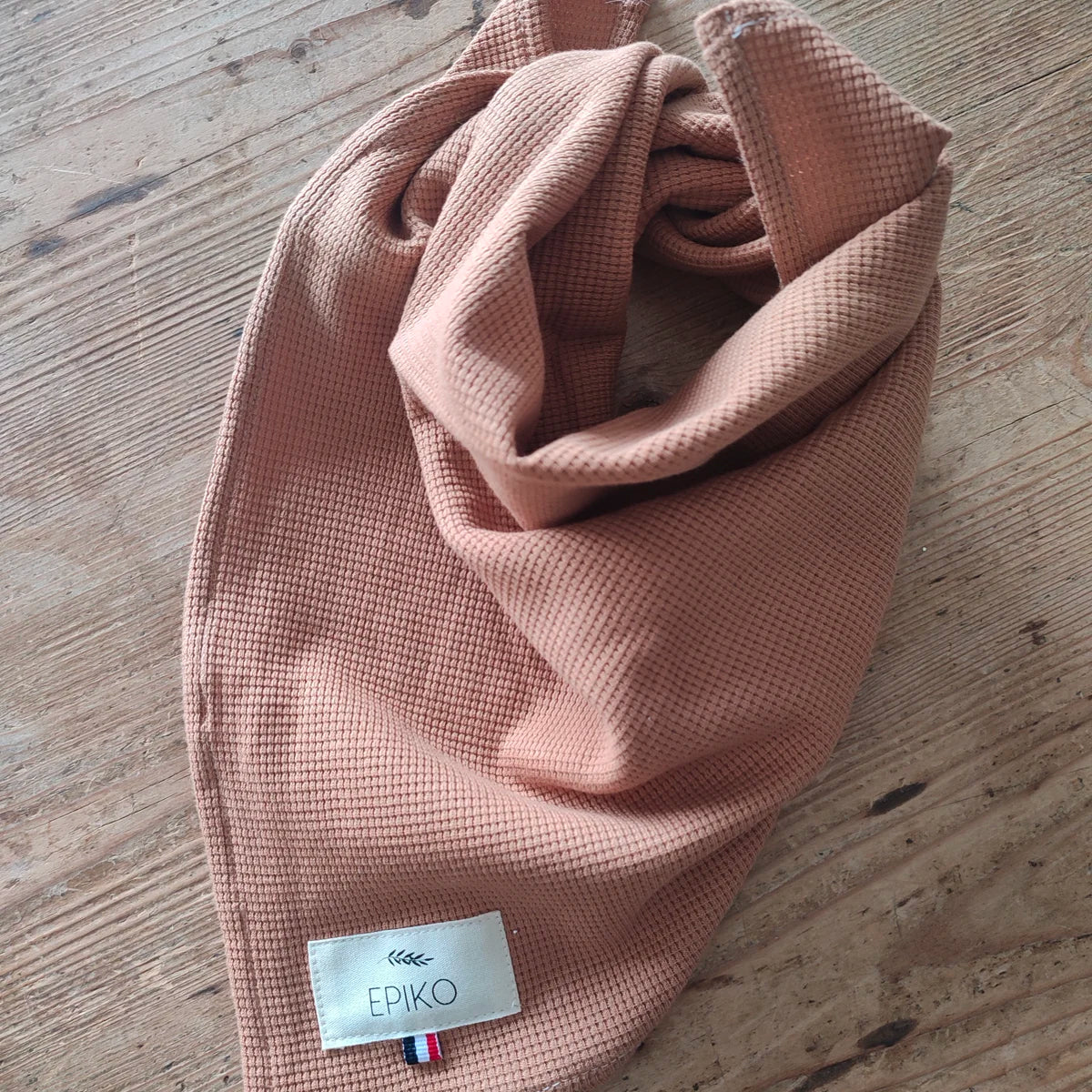Foulard ou lange bébé camel ROSEAU