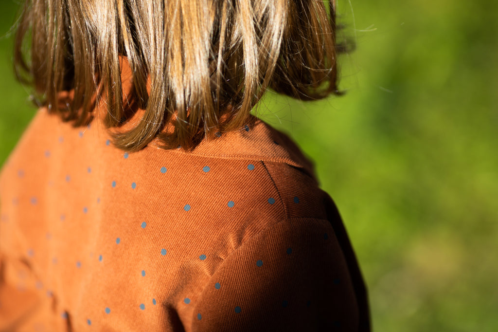 Robe fille velours GAZANIA