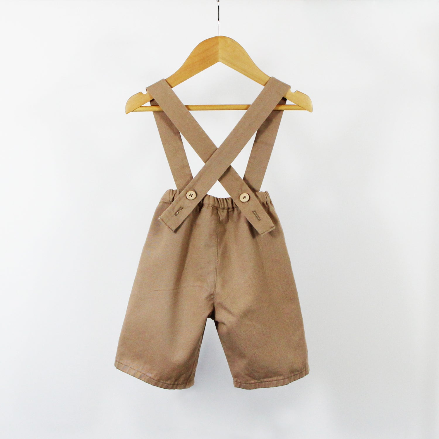 Arrière bermuda enfant transformable en salopette