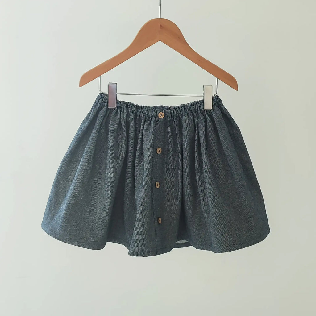 Jupe fille jeans VERVEINE