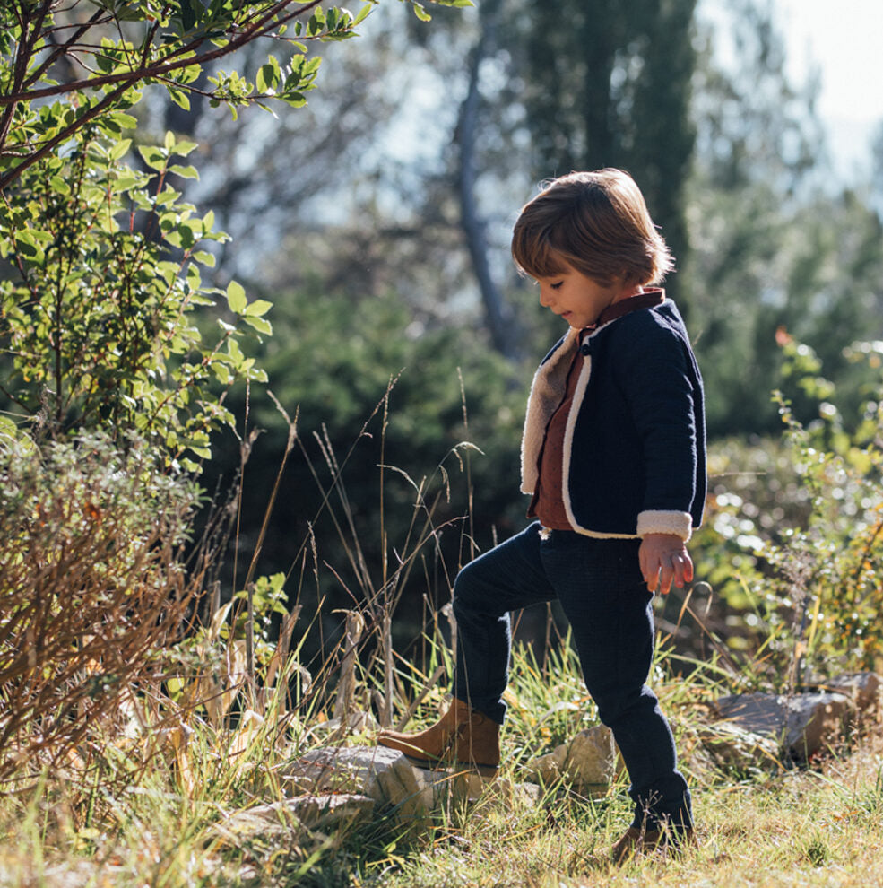 Pantalon bébé nid d'abeille ARBOUSIER