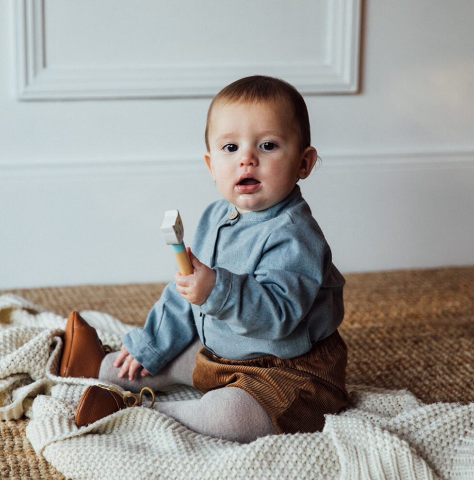 Chemise garçon bleu CEDRAT