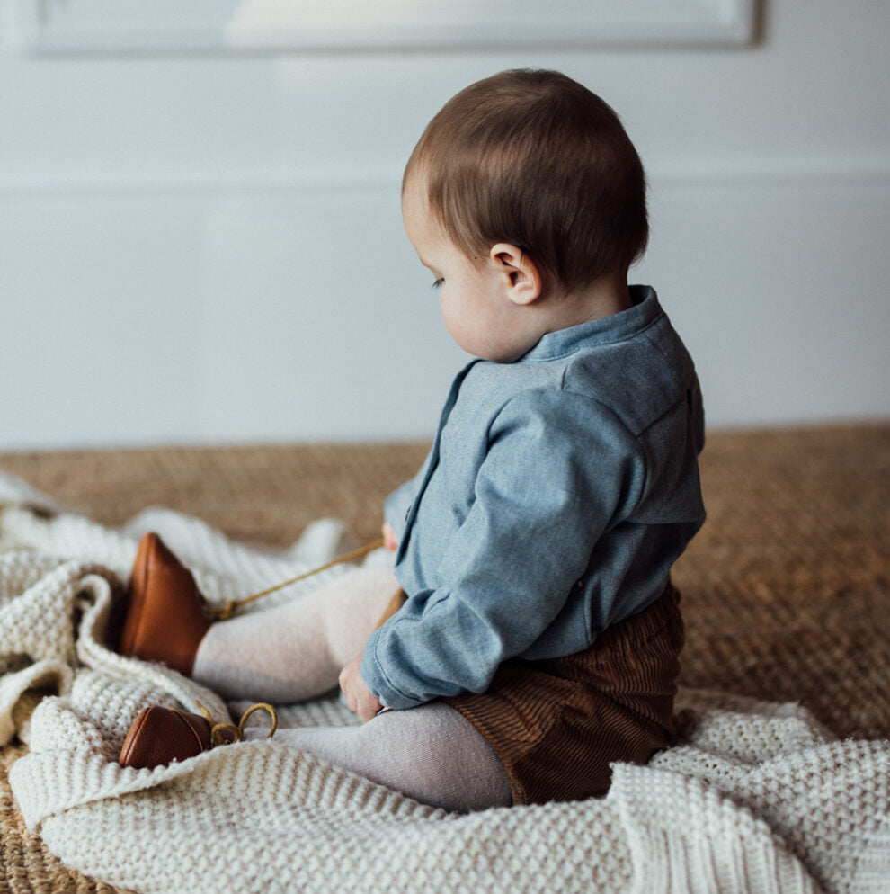 Chemise garçon bleu CEDRAT