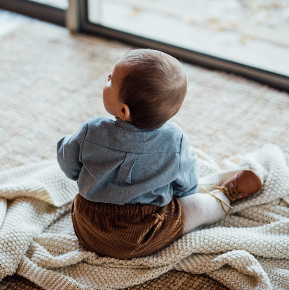 Chemise garçon bleu CEDRAT